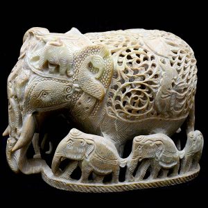 5 inch Elephant Ring Statue