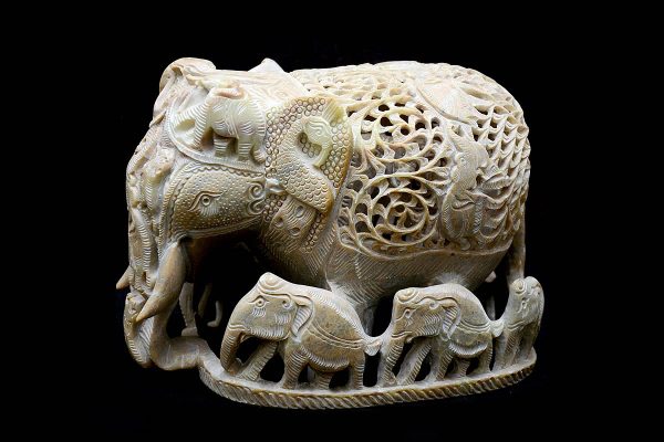 5 inch Elephant Ring Statue