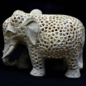 Green Marble Elephant Statue