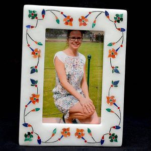 White Marble Photo Frames 6/4 inch