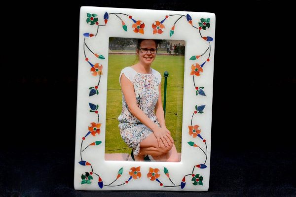 White Marble Photo Frames 6/4 inch