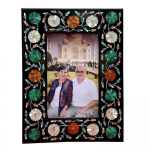 8/6 inch Black Marble Photo Frame