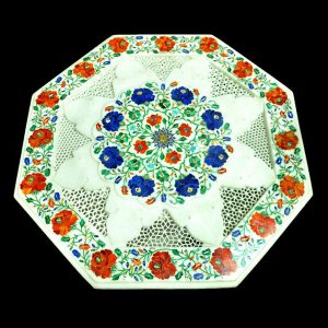 White Octagonal Table Top of 24 inch